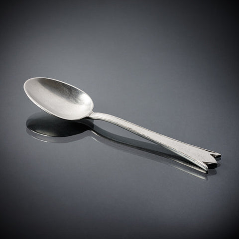 Etruria Spoon - 16 cm - (4 Piece) - Handcrafted in Italy - Pewter