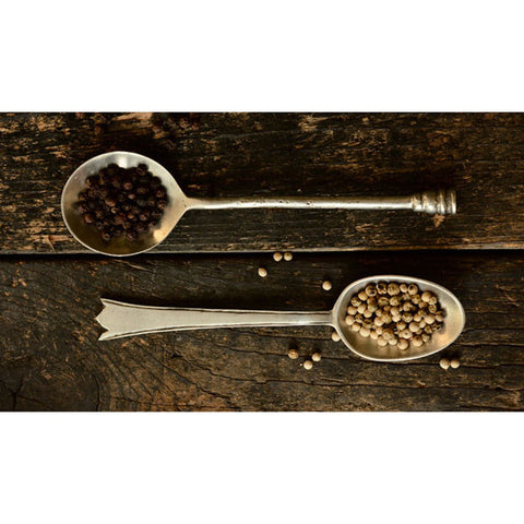 Luna Spoon (Set of 4) - 17 cm Length - Handcrafted in Italy - Pewter