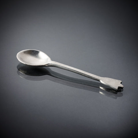 Ferrara Spoon - 11 cm - (4 Piece) - Handcrafted in Italy - Pewter