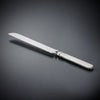 Gabriella Bread Knife - 30.5 cm Length - Handcrafted in Italy - Pewter & Stainless Steel Gabriella Bread Knife - 30.5 cm Length - Handcrafted in Italy - Pewter & Stainless Steel
