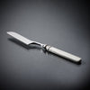 Gabriella Soft Cheese Knife - 25 cm Length - Handcrafted in Italy - Pewter & Stainless Steel Gabriella Soft Cheese Knife - 25 cm Length - Handcrafted in Italy - Pewter & Stainless Steel