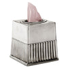 Impero Tissue Box Cover - 13.5 cm x 13.5 cm x 14 cm Height - Handcrafted in Italy - Pewter Impero Tissue Box Cover - 13.5 cm x 13.5 cm x 14 cm Height - Handcrafted in Italy - Pewter