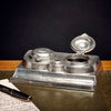 Kalamos Inkwell - 18 cm x 13.5 cm - Handcrafted in Italy - Pewter Kalamos Inkwell - 18 cm x 13.5 cm - Handcrafted in Italy - Pewter