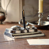 Kalamos Inkwell - 18 cm x 13.5 cm - Handcrafted in Italy - Pewter Kalamos Inkwell - 18 cm x 13.5 cm - Handcrafted in Italy - Pewter