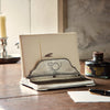 Littera Letter Holder - 18 cm x 12 cm - Handcrafted in Italy - Pewter Littera Letter Holder - 18 cm x 12 cm - Handcrafted in Italy - Pewter