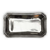 Lorenzo Rectangular Bowl - 31cm x 18 cm - Handcrafted in Italy - Pewter Lorenzo Rectangular Bowl - 31cm x 18 cm - Handcrafted in Italy - Pewter