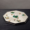 Ludo 'Ludo' Game - 24 cm x 24 cm - Handcrafted in Italy - Pewter