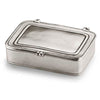 Laurus Lidded Box - 11.5 cm x 8 cm - Handcrafted in Italy - Pewter Laurus Lidded Box - 11.5 cm x 8 cm - Handcrafted in Italy - Pewter