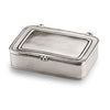 Laurus Lidded Box - 9.5 cm x 6.5 cm - Handcrafted in Italy - Pewter Laurus Lidded Box - 9.5 cm x 6.5 cm - Handcrafted in Italy - Pewter