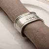 Lombardia Oval Napkin Ring (Set of 2) - 5.5 cm x 4 cm - Handcrafted in Italy - Pewter Lombardia Oval Napkin Ring (Set of 2) - 5.5 cm x 4 cm - Handcrafted in Italy - Pewter