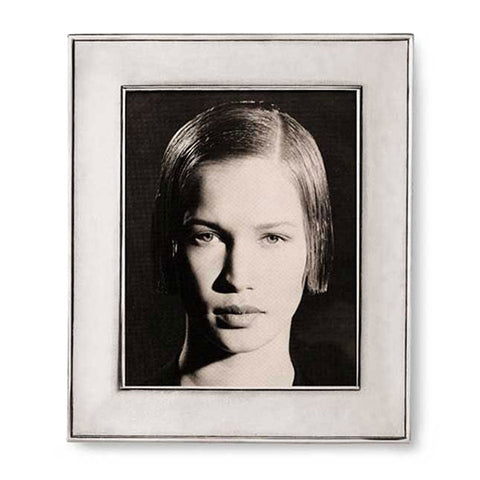 Lombardia Rectangular Frame - 22 cm x 26.5 cm - Handcrafted in Italy - Pewter