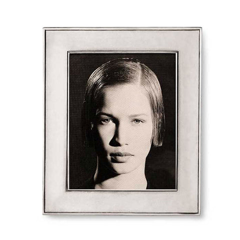 Lombardia Rectangular Frame - 16 cm x 21 cm - Handcrafted in Italy - Pewter