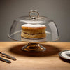 Loreto Cake & Cheese Stand and 30 cm Cloche - 32.5 cm Diameter - Handcrafted in Italy - Pewter & Glass Loreto Cake & Cheese Stand and 30 cm Cloche - 32.5 cm Diameter - Handcrafted in Italy - Pewter & Glass