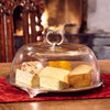 Loreto Cake & Cheese Cloche - 30 cm Diameter - Handcrafted in Italy - Pewter & Glass