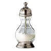Lucca Salt Mill - 17 cm Height - Handcrafted in Italy - Pewter & Glass Lucca Salt Mill - 17 cm Height - Handcrafted in Italy - Pewter & Glass