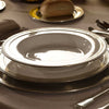 Luisa Scribed Rim Charger - 34 cm Diameter - Handcrafted in Italy - Pewter Luisa Scribed Rim Charger - 34 cm Diameter - Handcrafted in Italy - Pewter