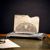 Melisso Letter Holder - 27 cm x 13.5 cm - Handcrafted in Italy - Pewter