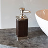 Milano Soap Dispenser - 18.5 cm Height - Handcrafted in Italy - Pewter & Wood Milano Soap Dispenser - 18.5 cm Height - Handcrafted in Italy - Pewter & Wood