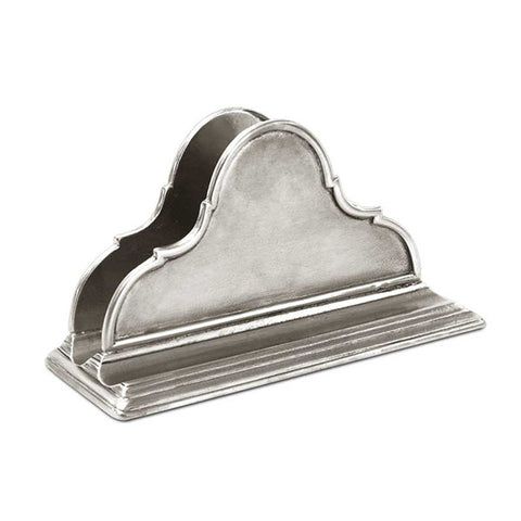 Medieval Napkin Holder - 17 cm Width - Handcrafted in Italy - Pewter