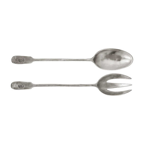 Medieval Serving Set - 34 cm Length - Handcrafted in Italy - Pewter