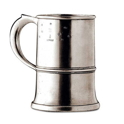 Normandia Tankard - 1 pint - Handcrafted in Italy - Pewter