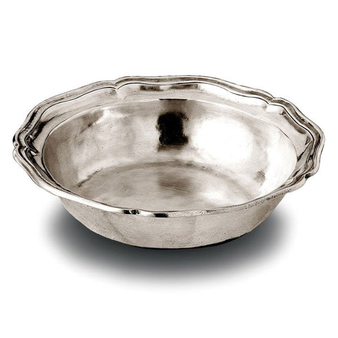 Noto Bowl - 32 cm Diameter - Handcrafted in Italy - Pewter