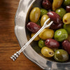 Oliva Olive Fork Set (Set of 4) - Beehive - 11.5 cm Length - Handcrafted in Italy -  Pewter Oliva Olive Fork Set (Set of 4) - Beehive - 11.5 cm Length - Handcrafted in Italy -  Pewter
