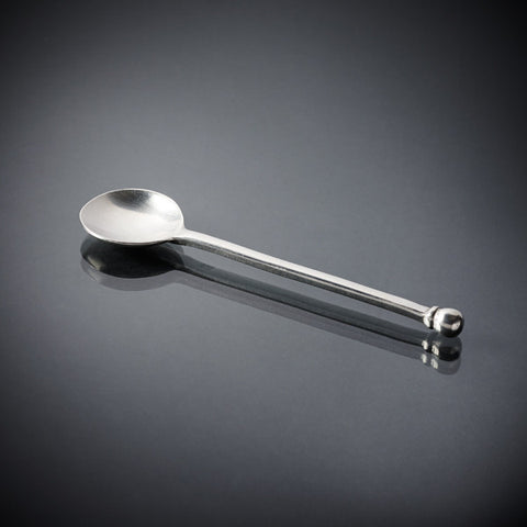 Omnia Spoon (Set of 4) - 14.5 cm Length - Handcrafted in Italy - Pewter