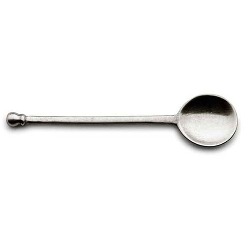 Omnia Spoon (Set of 4) - 14.5 cm Length - Handcrafted in Italy - Pewter