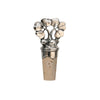 Orivit Floral Bottle Stopper - 9.5 cm Height - Handcrafted in Italy - Pewter/Britannia Metal & Cork Orivit Floral Bottle Stopper - 9.5 cm Height - Handcrafted in Italy - Pewter/Britannia Metal & Cork