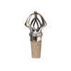Orivit Geometric Bottle Stopper - 10 cm Height - Handcrafted in Italy - Pewter/Britannia Metal & Cork Orivit Geometric Bottle Stopper - 10 cm Height - Handcrafted in Italy - Pewter/Britannia Metal & Cork