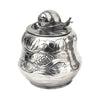 Art Nouveau-Style Pesce Sugar Pot - 9.5 cm - Handcrafted in Italy - Pewter/Britannia Metal Art Nouveau-Style Pesce Sugar Pot - 9.5 cm - Handcrafted in Italy - Pewter/Britannia Metal