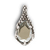 Tear of Light Pendant (Crystal) - 5.5 cm - Handcrafted in Italy - Pewter & Crystal Glass