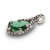 Tear of Light Pendant (Peridot) - 5.5 cm - Handcrafted in Italy - Pewter & Crystal Glass Tear of Light Pendant (Peridot) - 5.5 cm - Handcrafted in Italy - Pewter & Crystal Glass