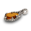 Tear of Light Pendant (Topaz) - 5.5 cm - Handcrafted in Italy - Pewter & Crystal Glass Tear of Light Pendant (Topaz) - 5.5 cm - Handcrafted in Italy - Pewter & Crystal Glass