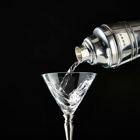 Piemonte Cocktail Shaker - 21 cm Height - Handcrafted in Italy - Pewter