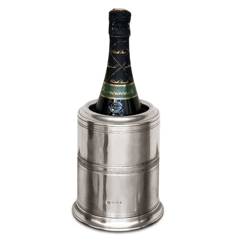 Piemonte Wine Glacette/Cooler - 12 cm Diameter - Handcrafted in Italy - Pewter