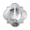 Quadrilobo Wall Sconce Candlestick - 24 cm x 24 cm - Handcrafted in Italy - Pewter Quadrilobo Wall Sconce Candlestick - 24 cm x 24 cm - Handcrafted in Italy - Pewter