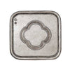 San Pietro Square Placemat - 13.5 cm x 13.5 cm - Handcrafted in Italy - Pewter San Pietro Square Placemat - 13.5 cm x 13.5 cm - Handcrafted in Italy - Pewter