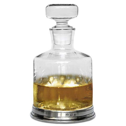 Sirmione Decanter - 1 L - Handcrafted in Italy - Pewter & Glass