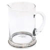Sirmione Bar Pitcher - 1 L - Handcrafted in Italy - Pewter & Crystal Glass Sirmione Bar Pitcher - 1 L - Handcrafted in Italy - Pewter & Crystal Glass