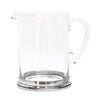 Sirmione Bar Pitcher - 1 L - Handcrafted in Italy - Pewter & Crystal Glass