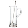 Sirmione Cocktail Pitcher - 1.5 L - Handcrafted in Italy - Pewter & Crystal Glass
