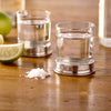 Sirmione Shot Glass (Set of 2) - 7 cl - Handcrafted in Italy - Pewter & Crystal Glass Sirmione Shot Glass (Set of 2) - 7 cl - Handcrafted in Italy - Pewter & Crystal Glass