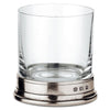 Sirmione Whisky Glass (Set of 2) - 24 cl - Handcrafted in Italy - Pewter & Crystal Sirmione Whisky Glass (Set of 2) - 24 cl - Handcrafted in Italy - Pewter & Crystal