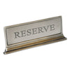 Tavola Mia 'Reserve' Table Sign - 11.5 cm x 4.5 cm - Handcrafted in Italy - Pewter Tavola Mia 'Reserve' Table Sign - 11.5 cm x 4.5 cm - Handcrafted in Italy - Pewter