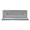 Tavola Mia 'Reserve' Table Sign - 11.5 cm x 4.5 cm - Handcrafted in Italy - Pewter Tavola Mia 'Reserve' Table Sign - 11.5 cm x 4.5 cm - Handcrafted in Italy - Pewter