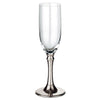 Tosca Champagne Flute (Set of 2) - 19 cl - Handcrafted in Italy - Pewter & Crystal Tosca Champagne Flute (Set of 2) - 19 cl - Handcrafted in Italy - Pewter & Crystal