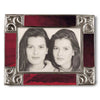 Trasparenze Frame Red - 21 cm x 26.5 cm - Handcrafted in Italy - Pewter Trasparenze Frame Red - 21 cm x 26.5 cm - Handcrafted in Italy - Pewter