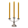 Tarquinio 3 Flame Candelabra - 21 cm Height - Handcrafted in Italy - Pewter Tarquinio 3 Flame Candelabra - 21 cm Height - Handcrafted in Italy - Pewter